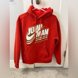 Nike Air Jordan Jumpman Champs Fleece Hoodie Size Medium